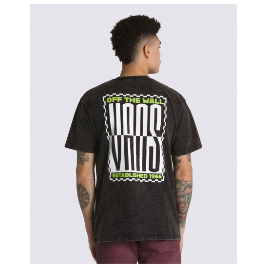 Vans Ανδρική κοντομάνικη μπλούζα Stacked Tie Dye Logo SS Tee